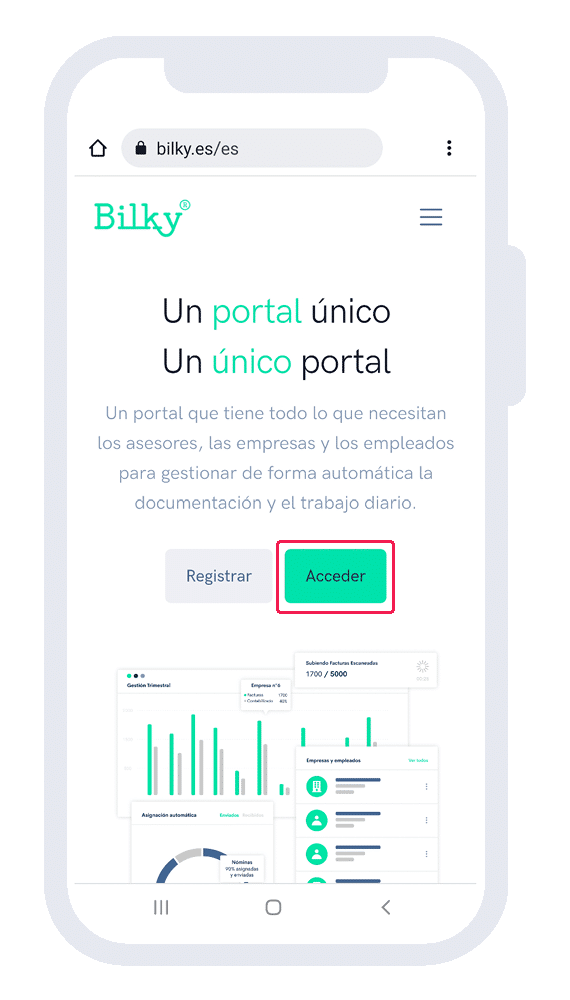 ¿Cómo crear un acceso directo (app) a Bilky con tu móvil? (Android)