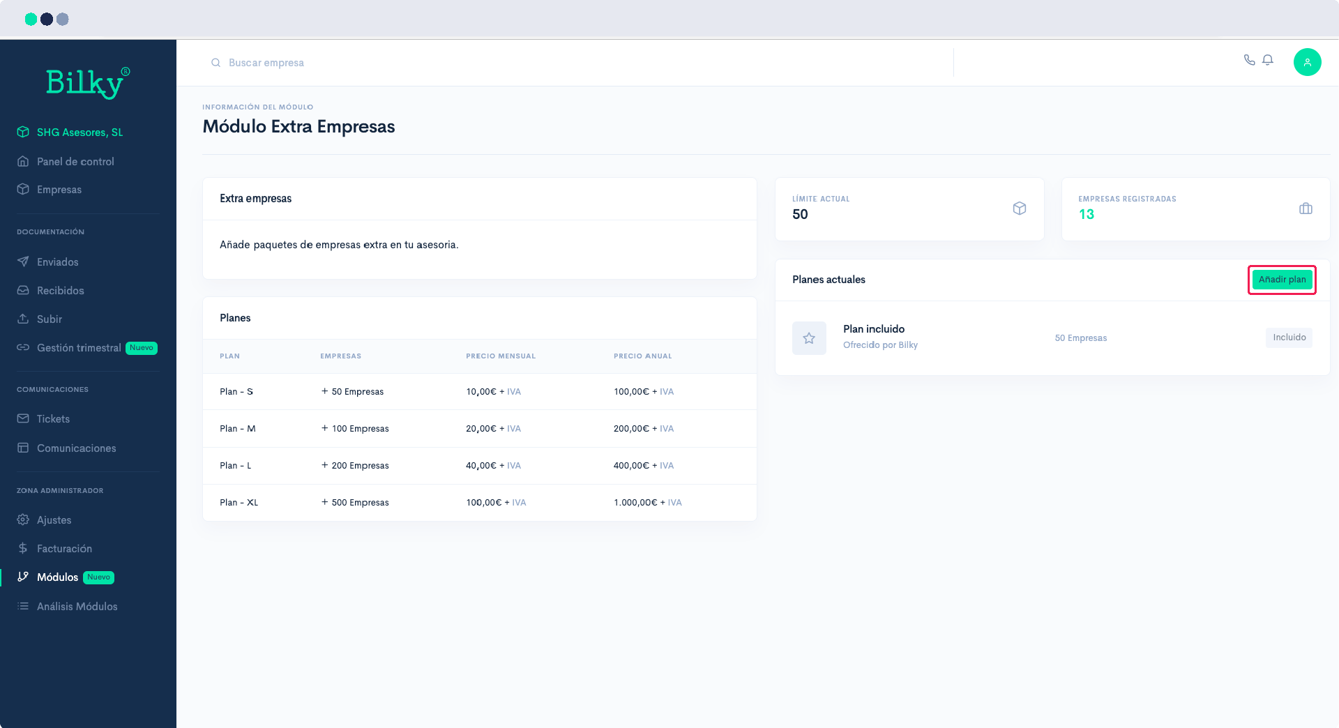 When I register a company, it tells me that I have reached the limit, what can I do?