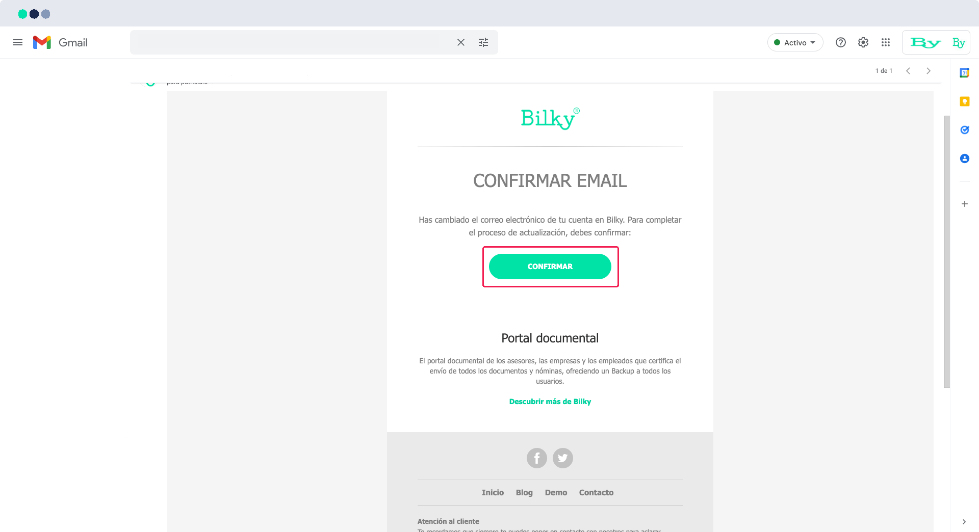 How can I change the e-mail address to which my portal is associated?