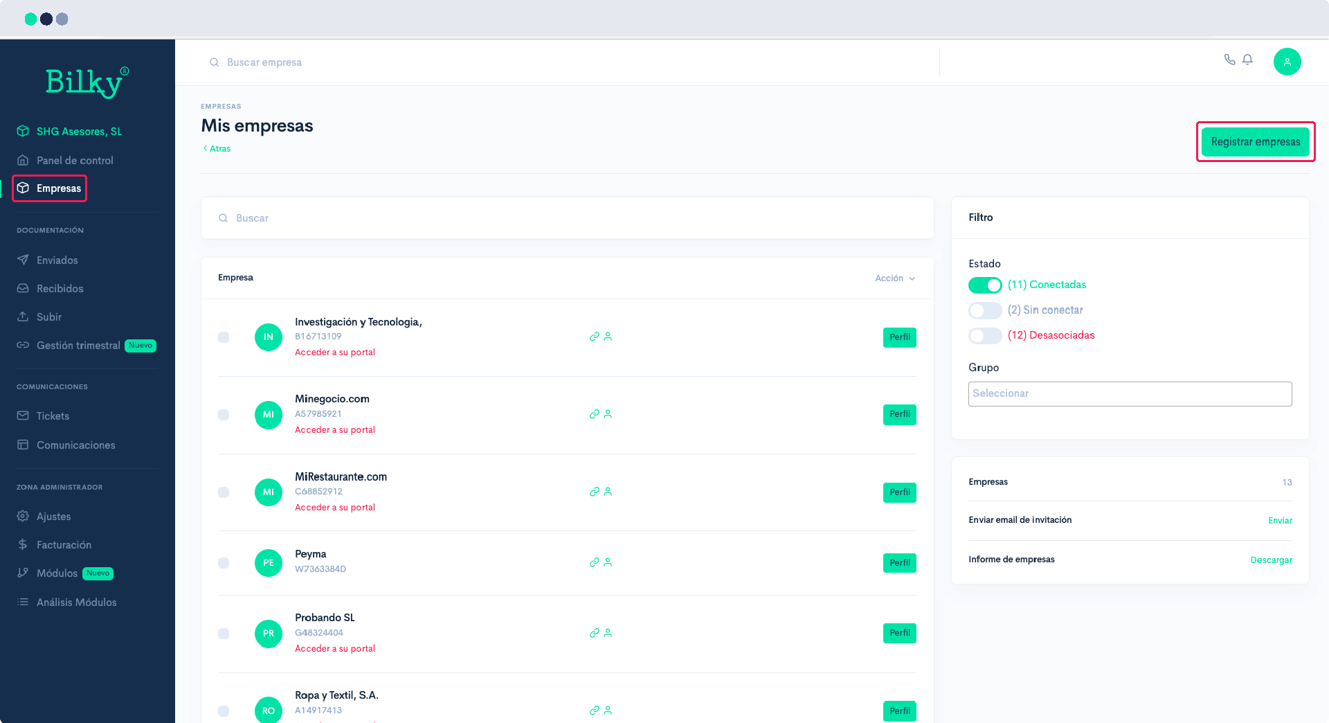 When I register a company, it tells me that I have reached the limit, what can I do?