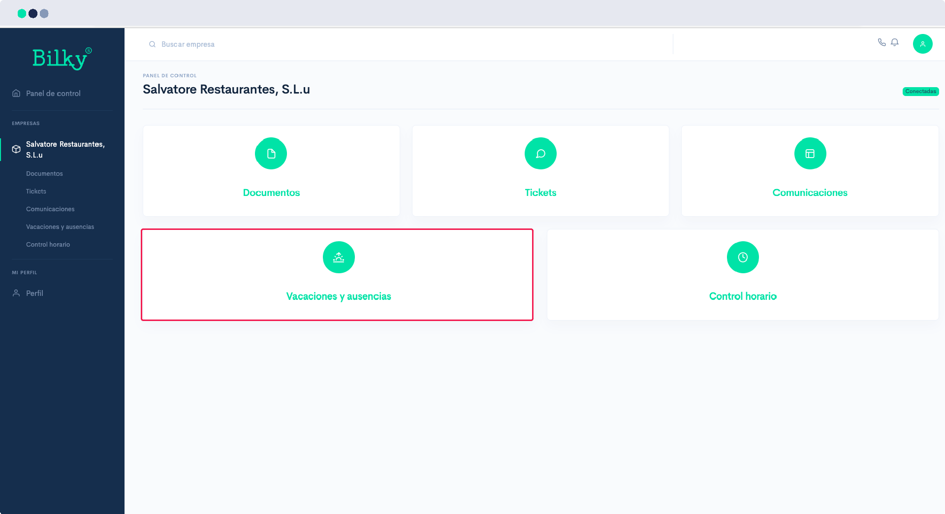 I can't request vacation, I don't get the option.