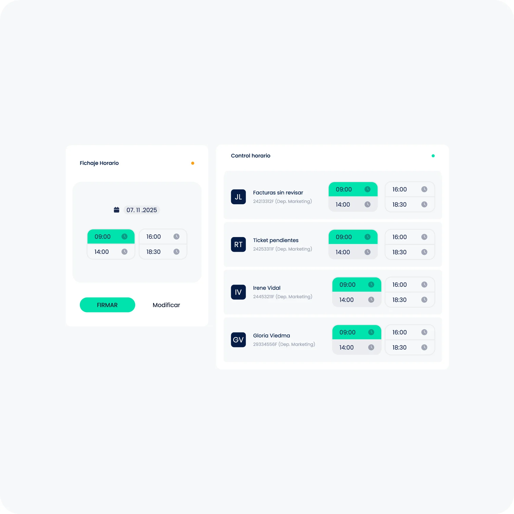 bilky-human-resources-schedule-control